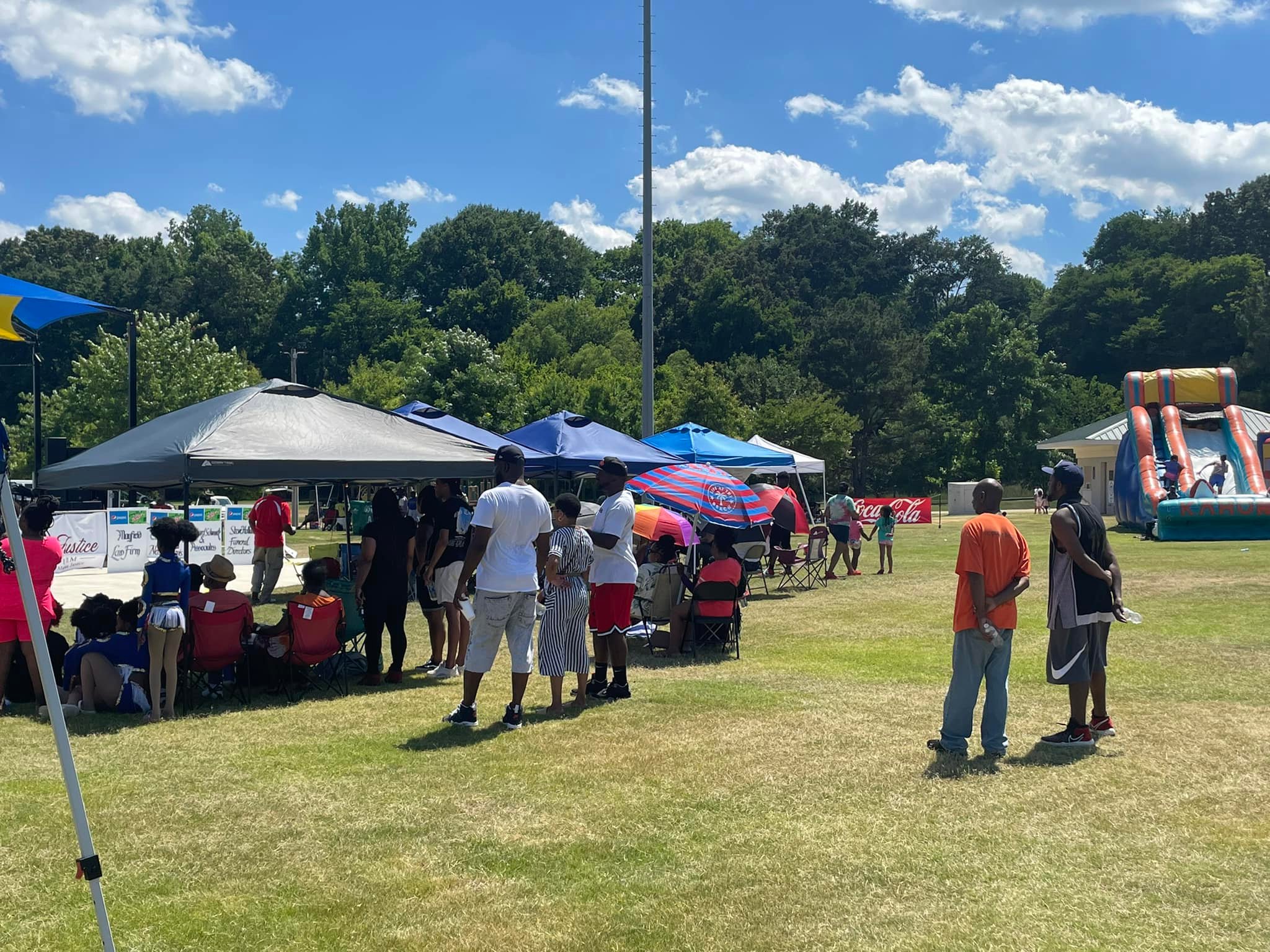 Juneteenth celebration in Tupelo, Mississippi.